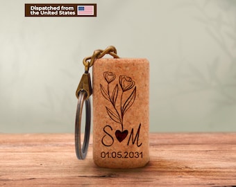 Personalized Keychain Wedding Favors in Bulk for Guests – Eco-Friendly Party Favors, Unique Bridal Shower Gifts, Custom Keepsakes • USA