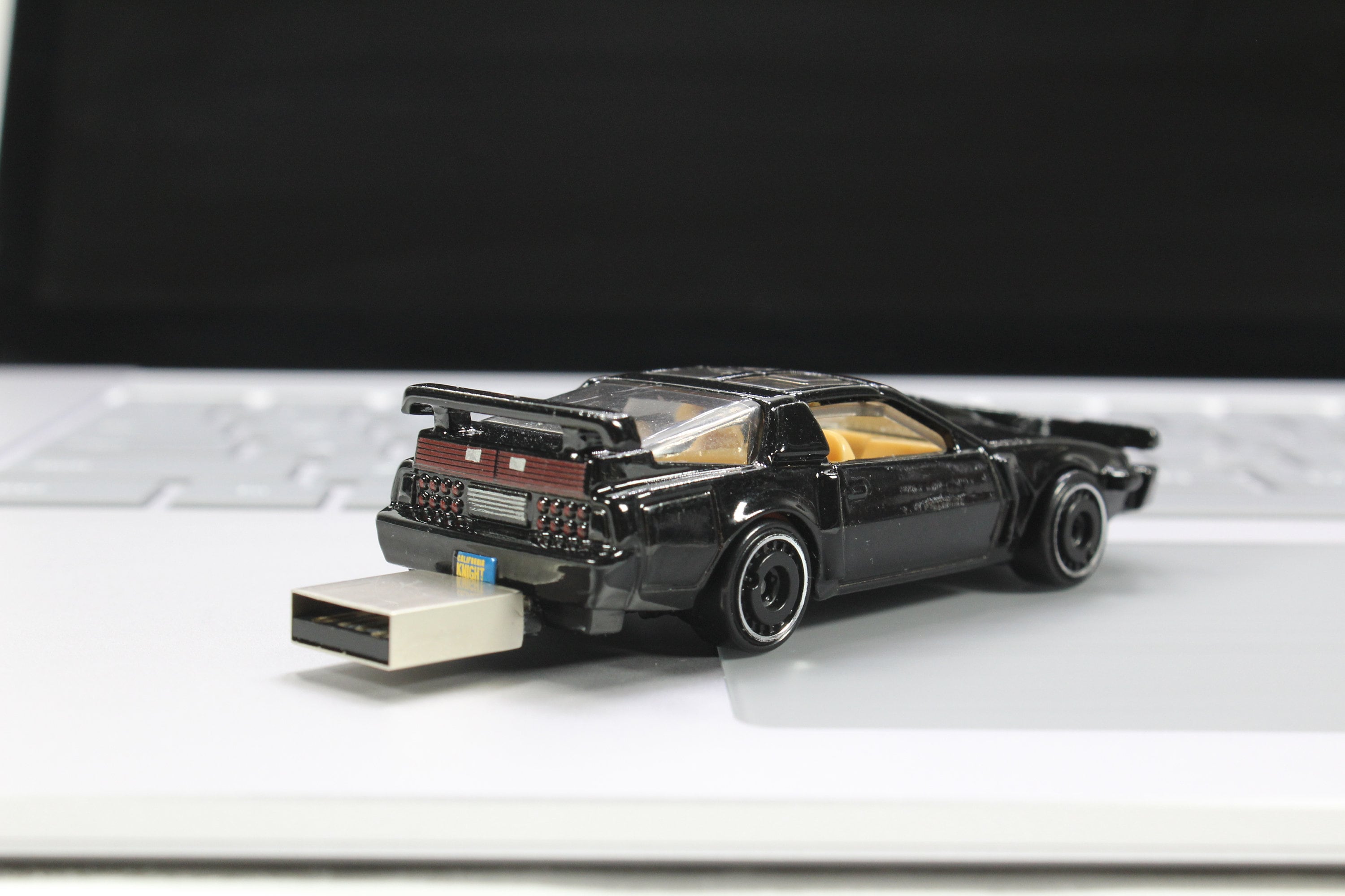 KITT Knight Rider 1:64 Diecast Car USB Drive - Handmade Tech Gift