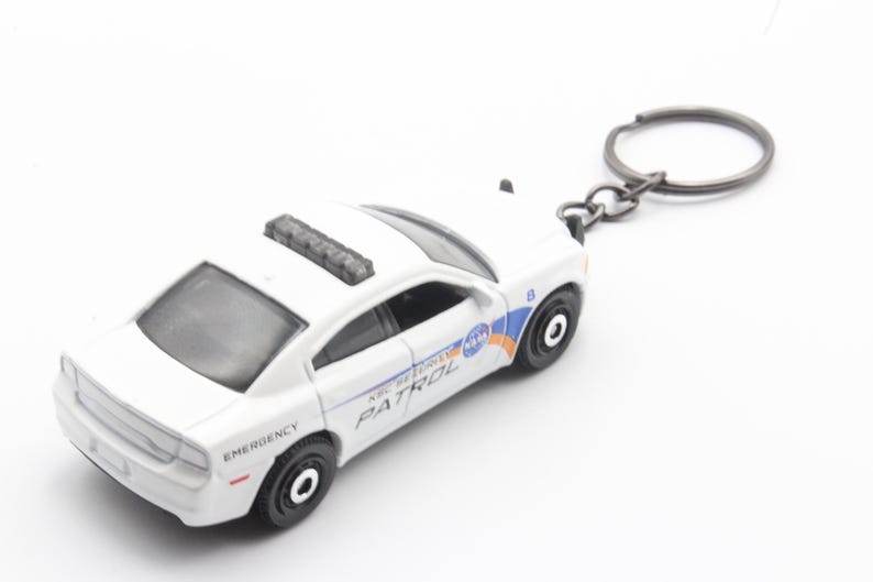 Dodge Charger Pursuit Custom 164 Scale Toy Car Fidget Keychain or Bag