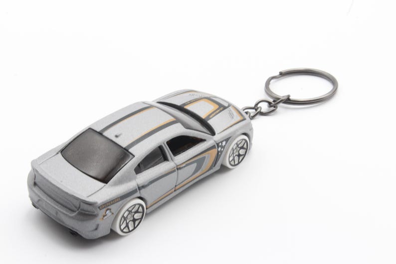 2015 Dodge Charger SRT Custom 164 Scale Toy Car Fidget Keychain or Bag