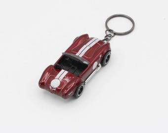1:64 Ford Mustang Shelby GT500 Custom Car Keychain Diecast Toy Retro ...