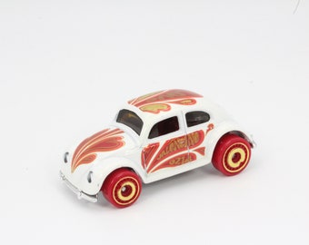 VW "Love Bug" Beetle custom 1:64 scale Magnet | perfect gift for toolbox, garage, man cave, extra fridge, workshop, she shed, craft room