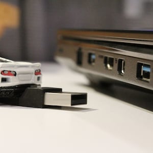 1:64 Corvette C8 Diecast USB Flash drive handmade custom accessory car collectible gift for men fun tech accessory for boy and tech lover