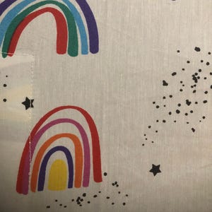 Fun and Vibrant Printed Daycare cot sheets standard size 52x22 or Toddler size 40 X 22 elastic all 4 sides