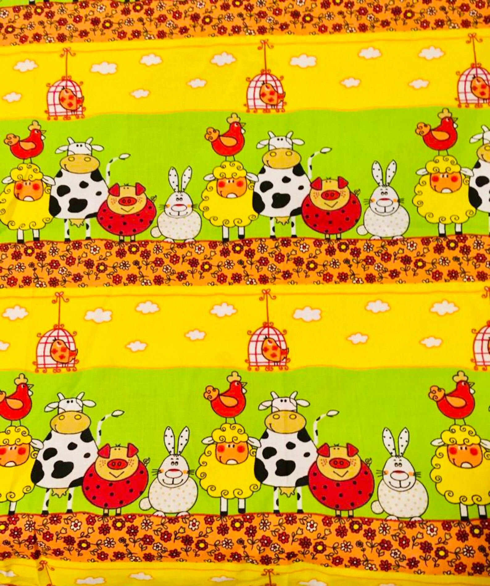 Fun And Vibrant Printed Daycare Cot Sheets Standard Size 52x22 Etsy
