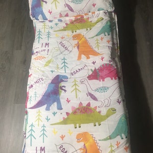 Fun Animal Nap Mat with  removable Pillow Travel Toddler Sleeping Bag Holiday gift