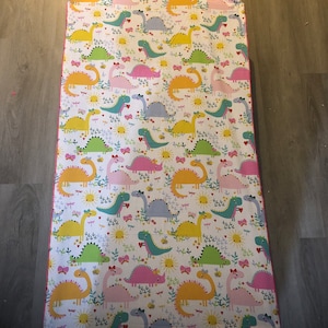 Fun and Vibrant Printed Daycare cot sheets standard size 52x22 or Toddler size 40 X 22 elastic all 4 sides