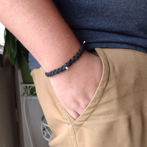 Black Braided Bracelet