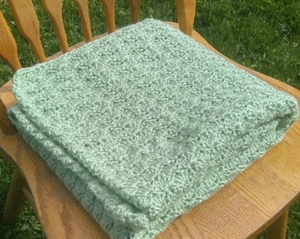 Handmade Crocheted Baby Blanket/Lap Blanket