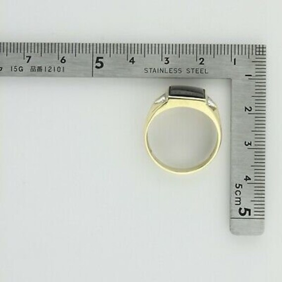 10k gold sale black onyx ring