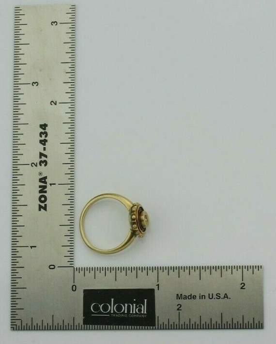 Antique 14K Yellow Gold Victorian Ring Size 5 Cir… - image 7