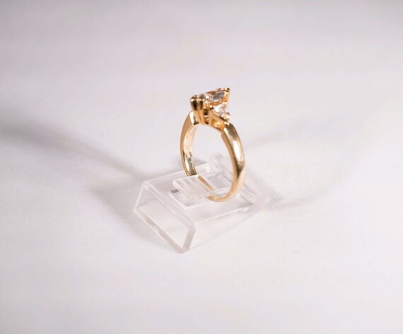 14K Yellow Gold Diamond Engagement Ring app. 0.8c… - image 2