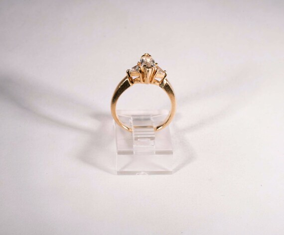 14K Yellow Gold Diamond Engagement Ring app. 0.8c… - image 3