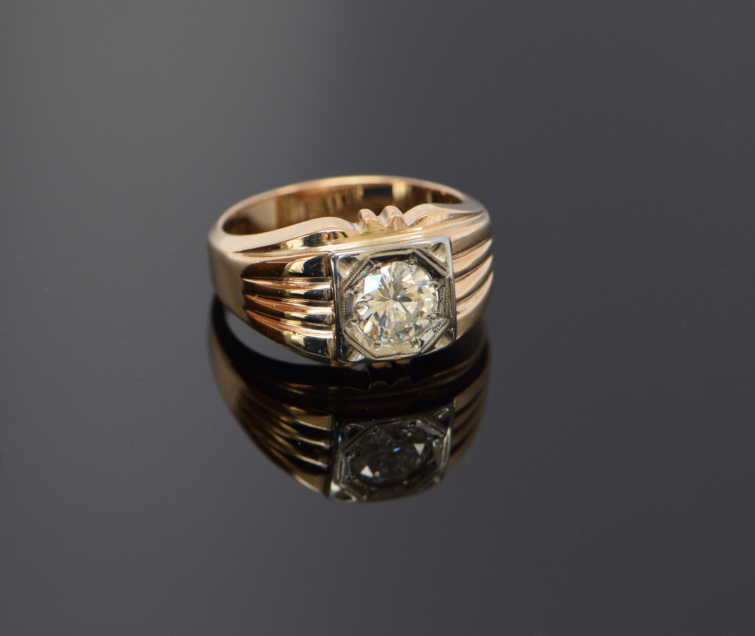 GURHAN Rain Gold Stone Stacking Ring, 3mm Round, Diamond