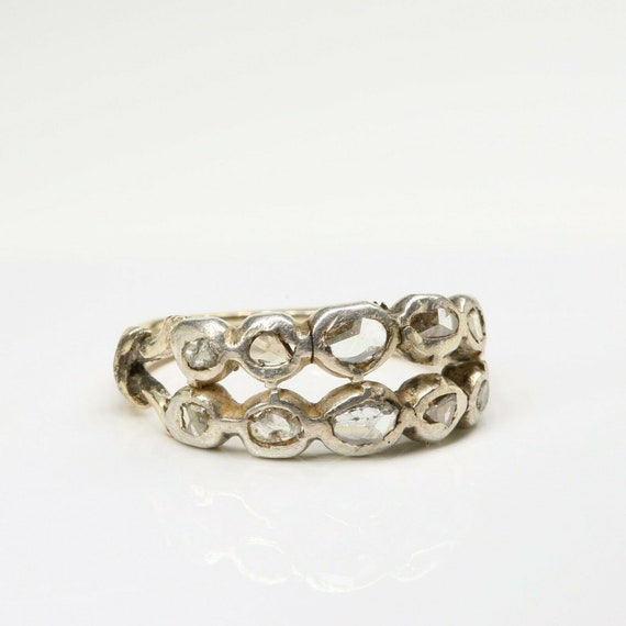 Early Victorian period Gold Diamond Ring Circa 18… - image 1