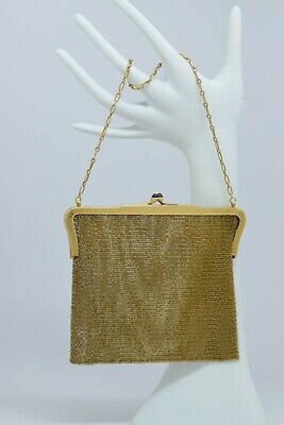 14K Gold Fabulous Flapper Purse Solid Gold Excelle