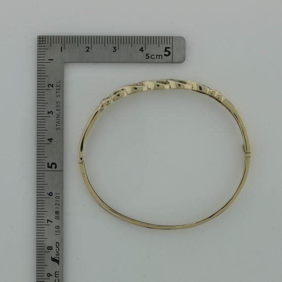 Bracelet Jonc Ouvert Plaqué Or 14 Carats - Serti De 3 Zultanites Changeantes - Neuf Avec étiquettes