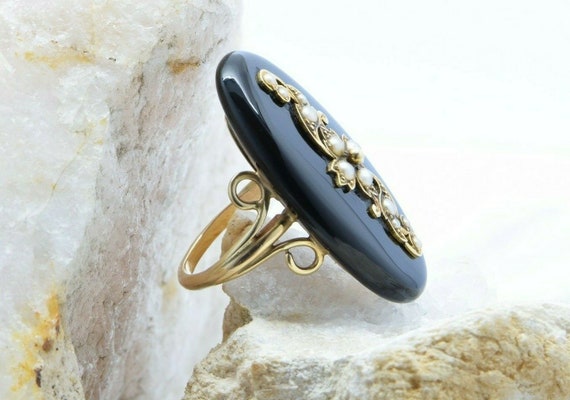 Mourning ring onyx online