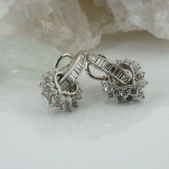 Superb 7.5 ct Total Weight Diamond Earrings and N… - image 5