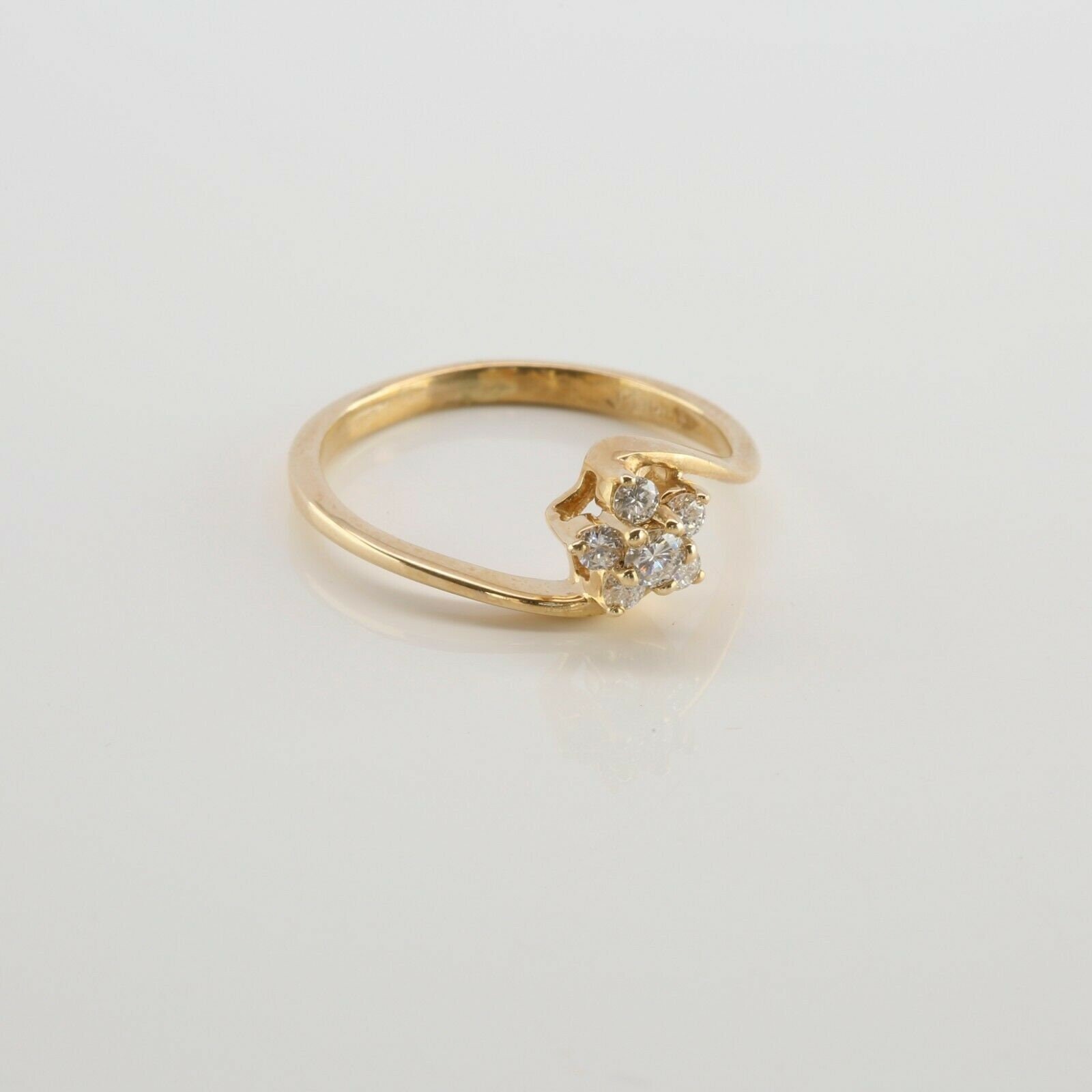 ヴィンテージ　レトロ　K14 リング SPECIAL / VINTAGE】TIFFANY&Co. ティファニー K14 イエロー