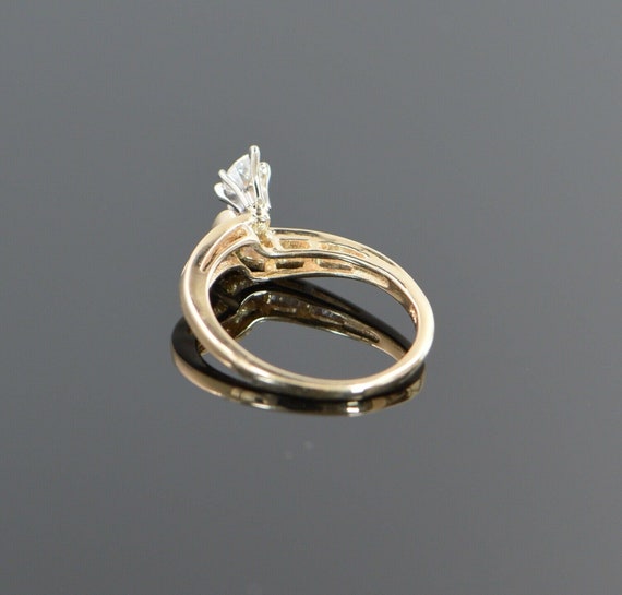 14K Yellow Gold Marquise Diamond Ring 1/2 ct. tw.… - image 4