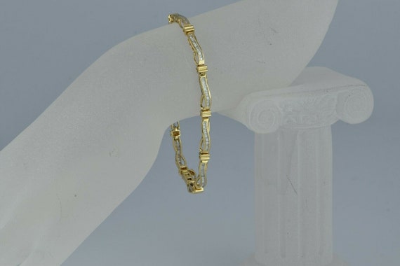 10K Yellow Gold 2ct Kay Jewelers Diamond Baguette… - image 6