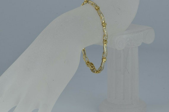 10K Yellow Gold 2ct Kay Jewelers Diamond Baguette… - image 4