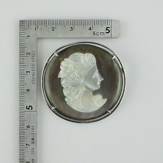 Mother of Pearl Abalone Carved Cameo - image 7