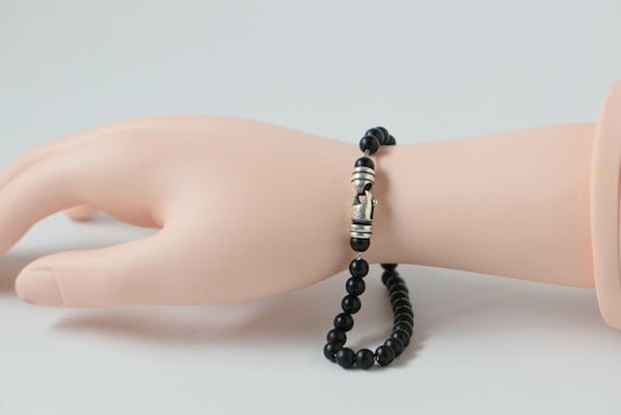 David Yurman Sterling Silver and Bead Bracelet 8.25 Long Etsy