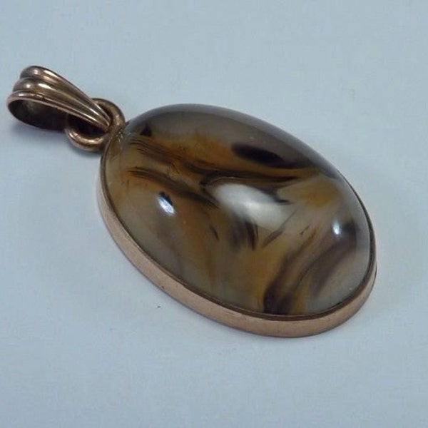 Gold Filled Agate Pendant