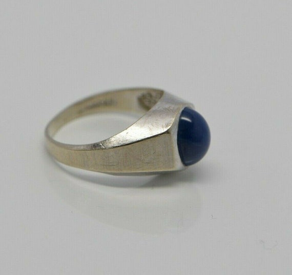 14K WG Linde Blue Star Sapphire Ring Vintage as i… - image 4