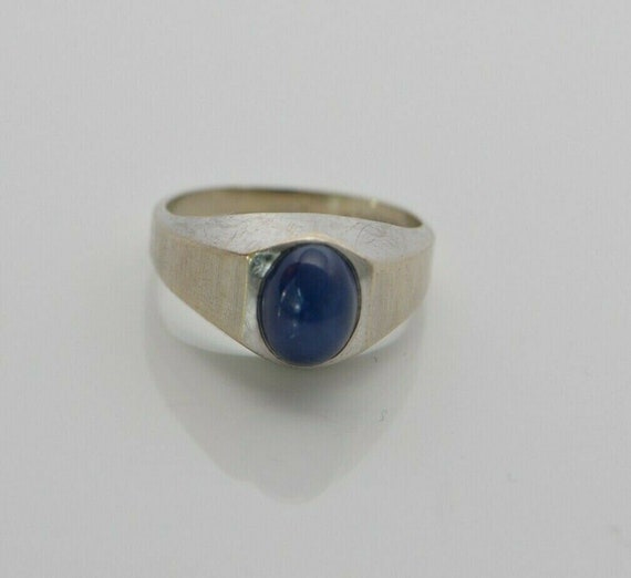 14K WG Linde Blue Star Sapphire Ring Vintage as i… - image 5