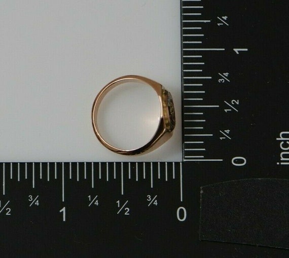 ★１９４３年＊アメリカ軍＊１０Ｋ金/４１７ＧＯＬＤ製＊ＶＦＷＡ議長バッジ（実物） Vintage Mens Golden US Army Military Ring - Etsy
