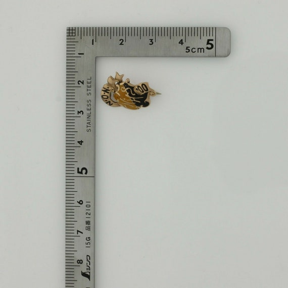 Antique 14K Yellow Gold "NHS 1900" Class Lapel Pin View 6