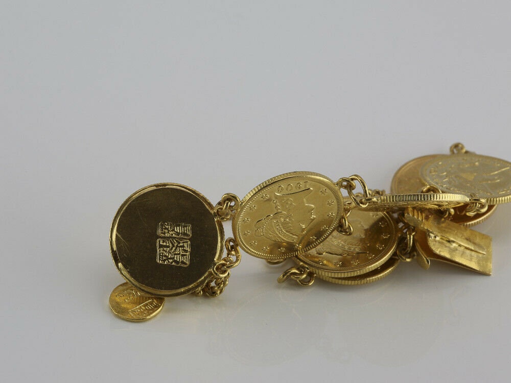 ブレスレット PATOU Antique Coins Bracelet - PATOU - l - Gold s-l1200.jpg