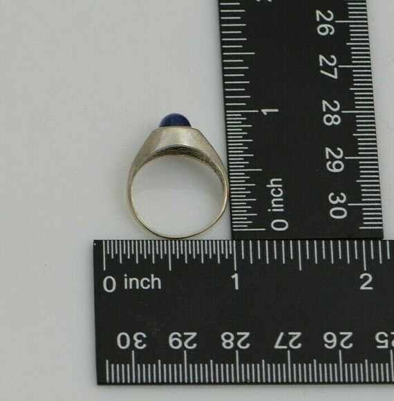 14K WG Linde Blue Star Sapphire Ring Vintage as i… - image 10