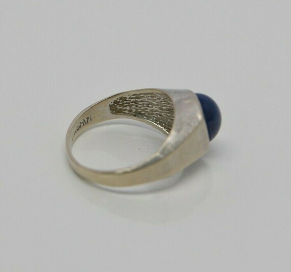 14K WG Linde Blue Star Sapphire Ring Vintage as i… - image 8