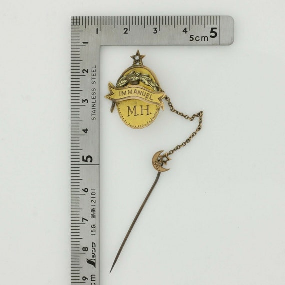 Antique Immanuel M.H. Pin Omaha? Circa 1900 - image 6