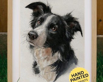 カスタム水彩画ペット肖像画、写真から犬の肖像画、額入りパーソナライズ犬記念ギフト、ペット絵画