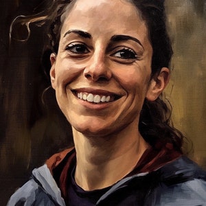 Custom Oil Portrait Painting from photo, Contemporary Portrait, Custom Portrait, Oil Painting Commission