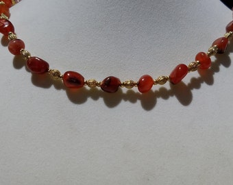 Carnelian and Pewter