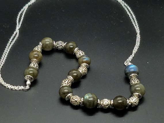 Labradorite and Pewter