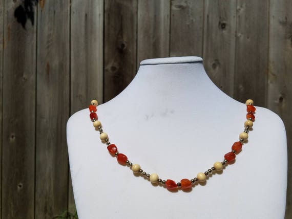 Carnelian and Bone