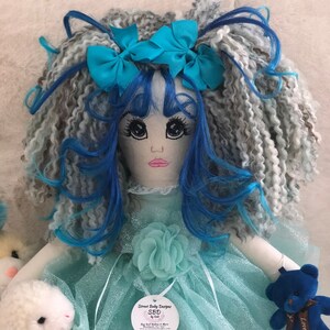 Rag Doll, Doll, Heirloom Rag Doll, Handmade Cloth Doll, Embroidered Doll, Dolls, Handmade Rag Doll, Custom Handmade Rag Dolls, Rag Doll Girl