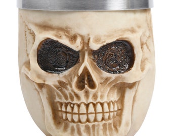 Viking Skull Mug, The Skull of Enemies Drinking Mug, Drinking Skull Mug