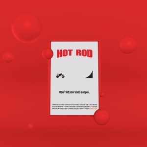 Minimal Hot Rod Movie Poster