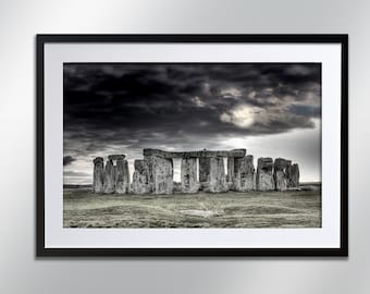 Stonehenge, signed print. Landscape, Wall Art, Cityscape, Wall Art, Photography.