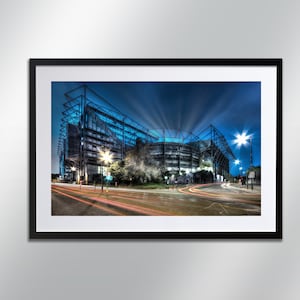 St James Park Stadium Newcastle United F.C. signed print. Architecture, Wall Art, Cityscape, Wall Art, Photography. image 1