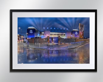 Everton Goodison Park, Wall Art, Cityscape, Wall Art, Photography.