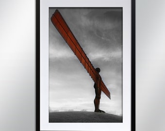 Angel of the North, signed print.  Architecture, Wall Art, Cityscape, Wall Art, Photography.